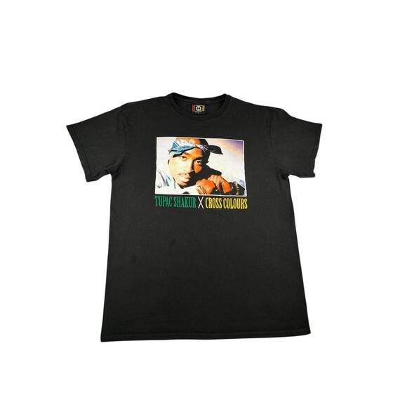Cross Colours | Shirts | Authentic Tupac X Cross Colours Large Black ...